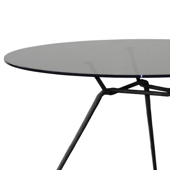 MAGIS Officina Tisch Ø 120 cm mit Glasplatte