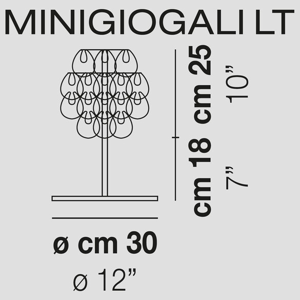 Vistosi Minigiogali LT Tischleuchte (E27)
