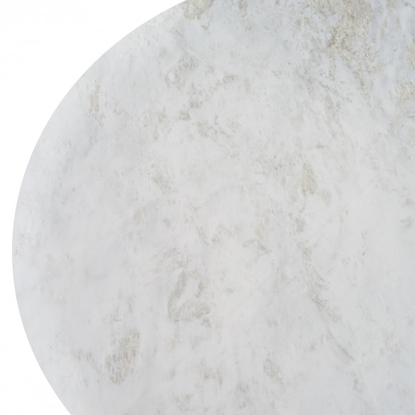 MDF Italia S TABLE Tisch mit Carrara Marmorplatte