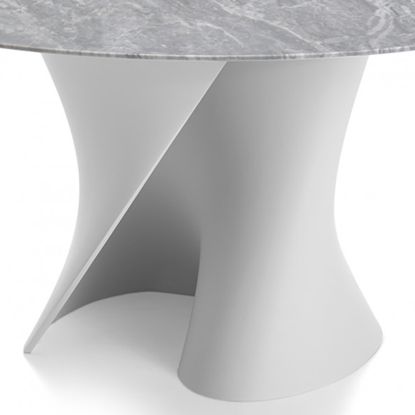MDF Italia S TABLE Tisch mit Bardiglio Marmorplatte