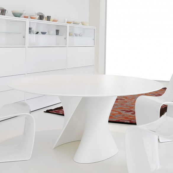 MDF Italia S TABLE Tisch mit Holzplatte