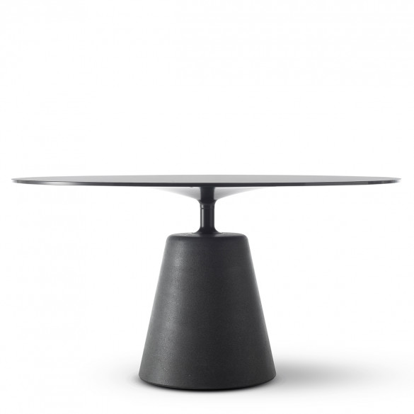 MDF Italia ROCK TABLE Tisch Ø 120 cm, Holzplatte