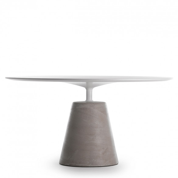 MDF Italia ROCK TABLE Tisch Ø 140 cm, Holzplatte