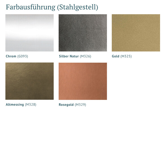 Bontempi TAI & TAI FLEX Stuhl mit Metallgestell, Kunstleder/Samt/Echtleder (40.12/40.08)